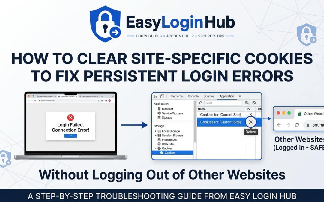 How to Clear Site-Specific Cookies to Fix Persistent Login Errors Without Logging Out of Other Websites