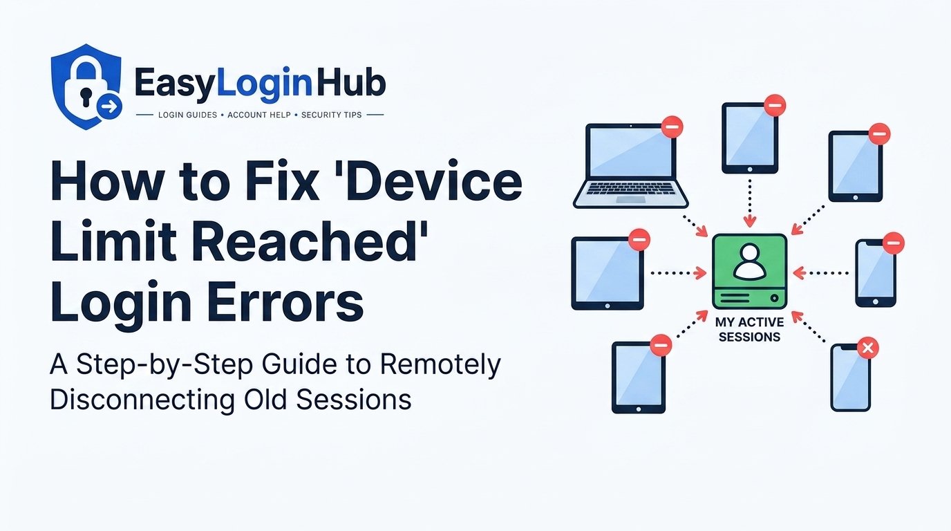 How to Fix ‘Device Limit Reached’ Login Errors: A Step-by-Step Guide to Remotely Disconnecting Old Sessions