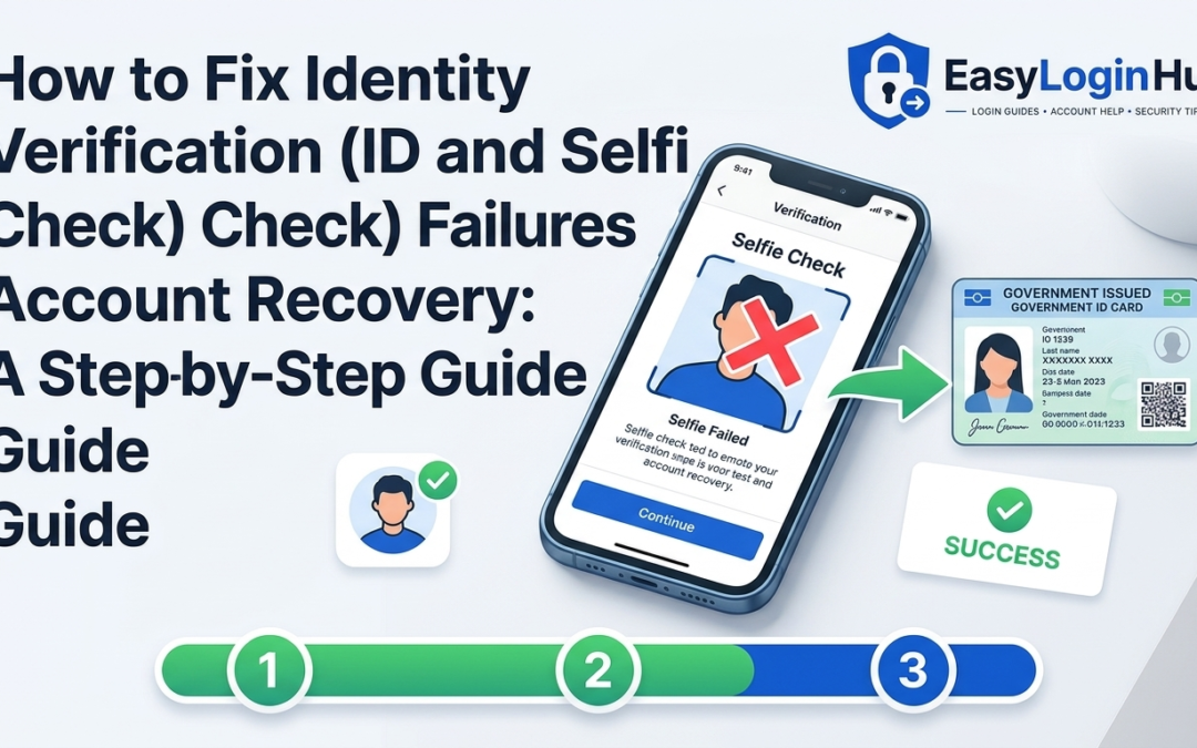 How to Fix Identity Verification (ID and Selfie Check) Failures During Account Recovery: A Step-by-Step Guide