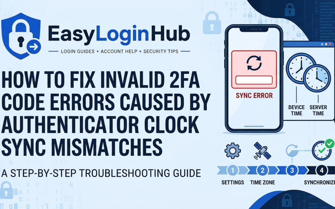 How to Fix ‘Invalid 2FA Code’ Errors Caused by Authenticator Clock Sync Mismatches: A Step-by-Step Troubleshooting Guide