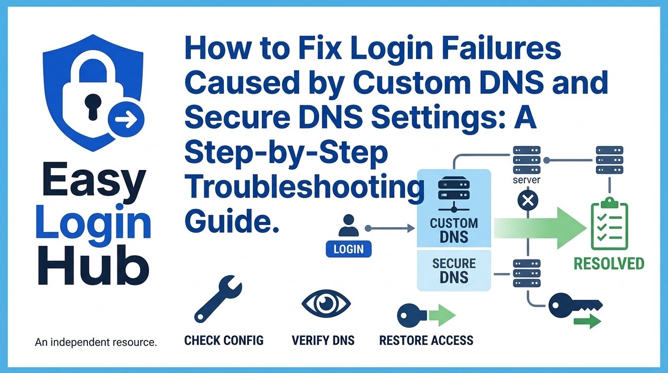 How to Fix Login Failures Caused by Custom DNS and Secure DNS Settings: A Step-by-Step Troubleshooting Guide