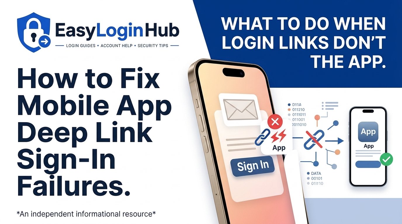 How to Fix Mobile App Deep Link Sign-In Failures: What to Do When Login Links Don’t Open the App
