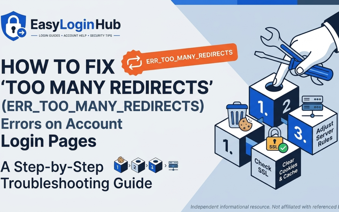 How to Fix ‘Too Many Redirects’ (ERR_TOO_MANY_REDIRECTS) Errors on Account Login Pages: A Step-by-Step Troubleshooting Guide