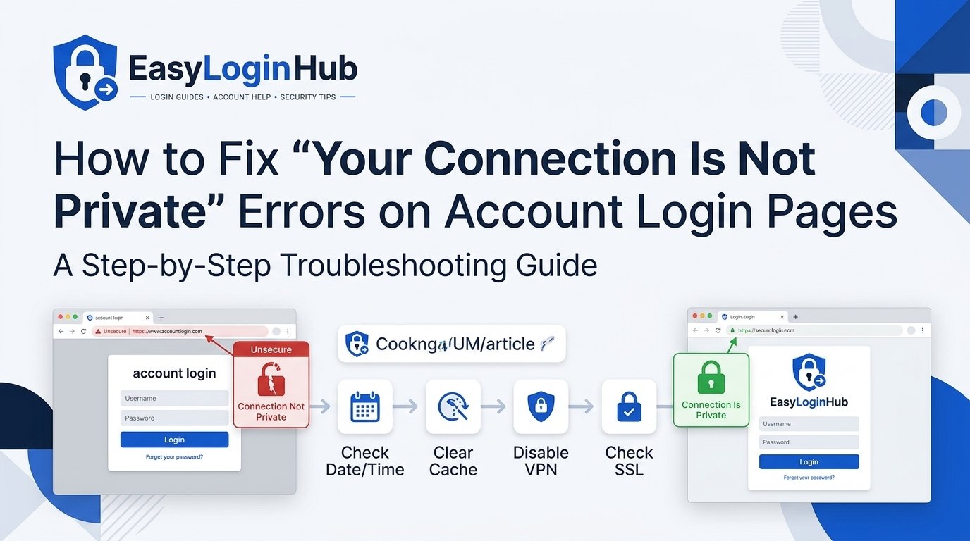 How to Fix ‘Your Connection Is Not Private’ Errors on Account Login Pages: A Step-by-Step Troubleshooting Guide