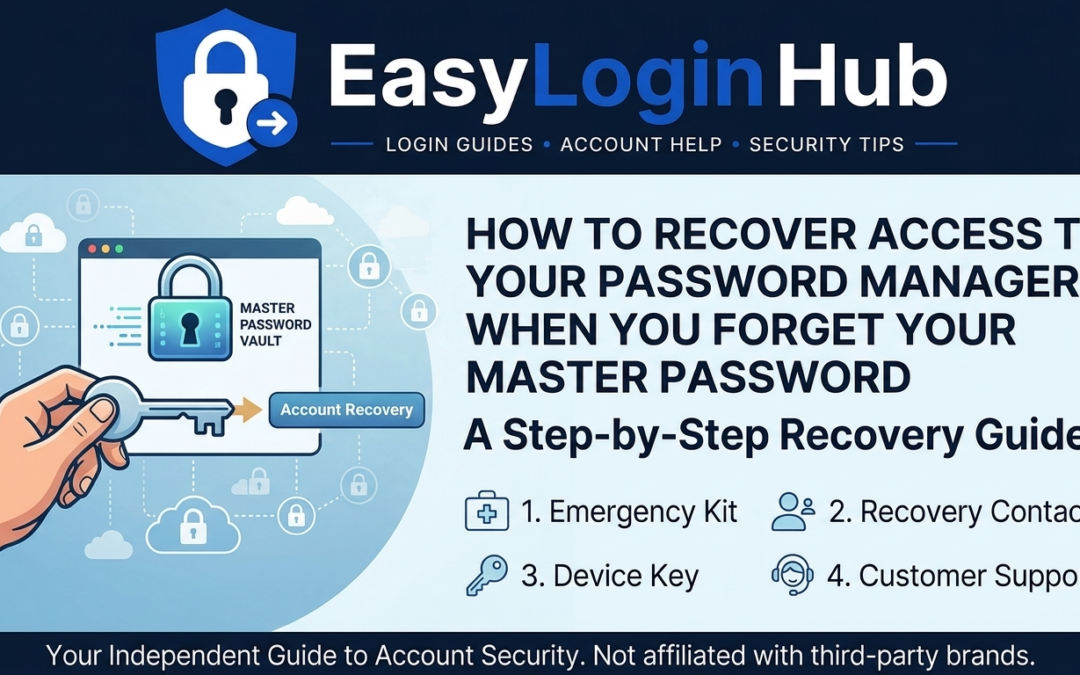 How to Recover Access to Your Password Manager When You Forget Your Master Password: A Step-by-Step Recovery Guide