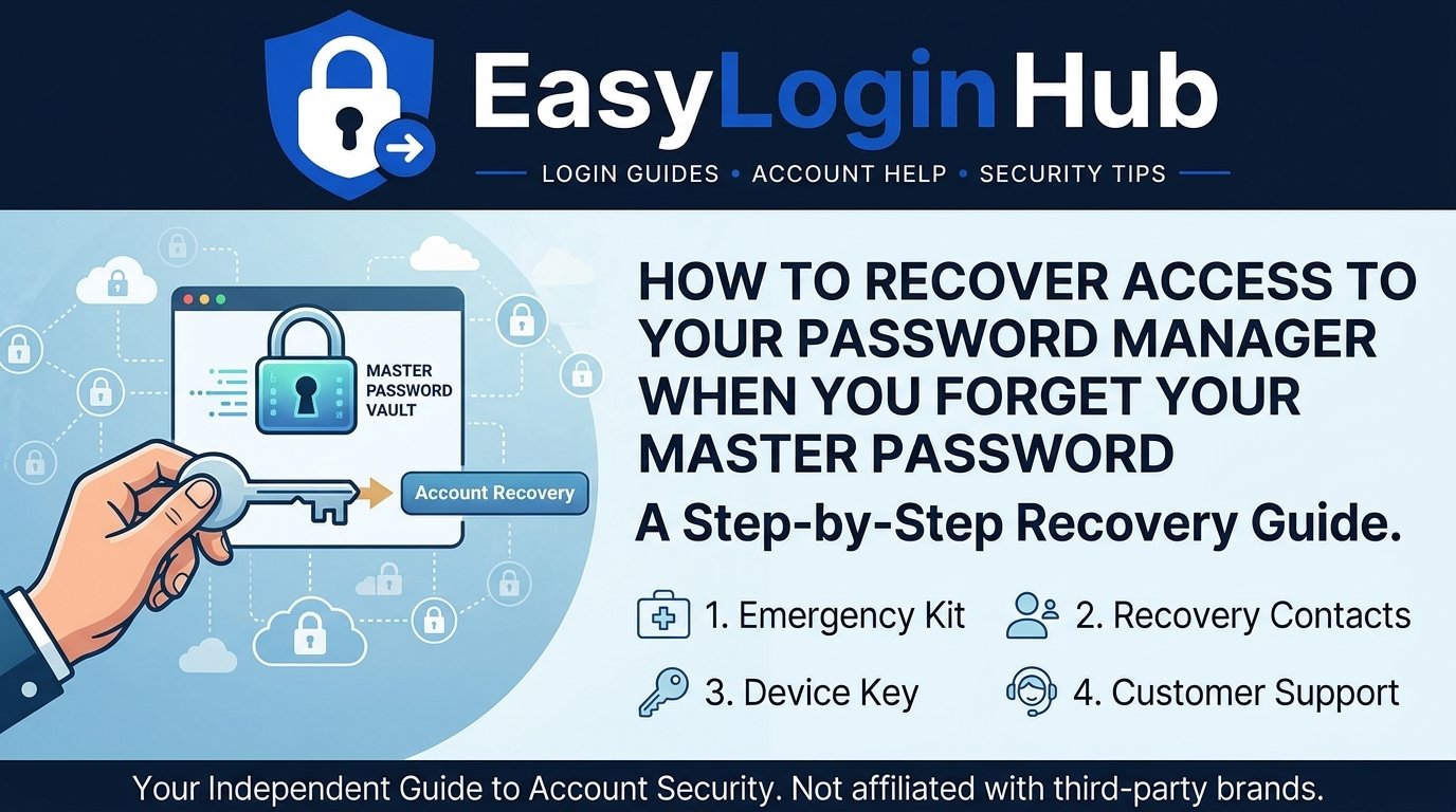 How to Recover Access to Your Password Manager When You Forget Your Master Password: A Step-by-Step Recovery Guide