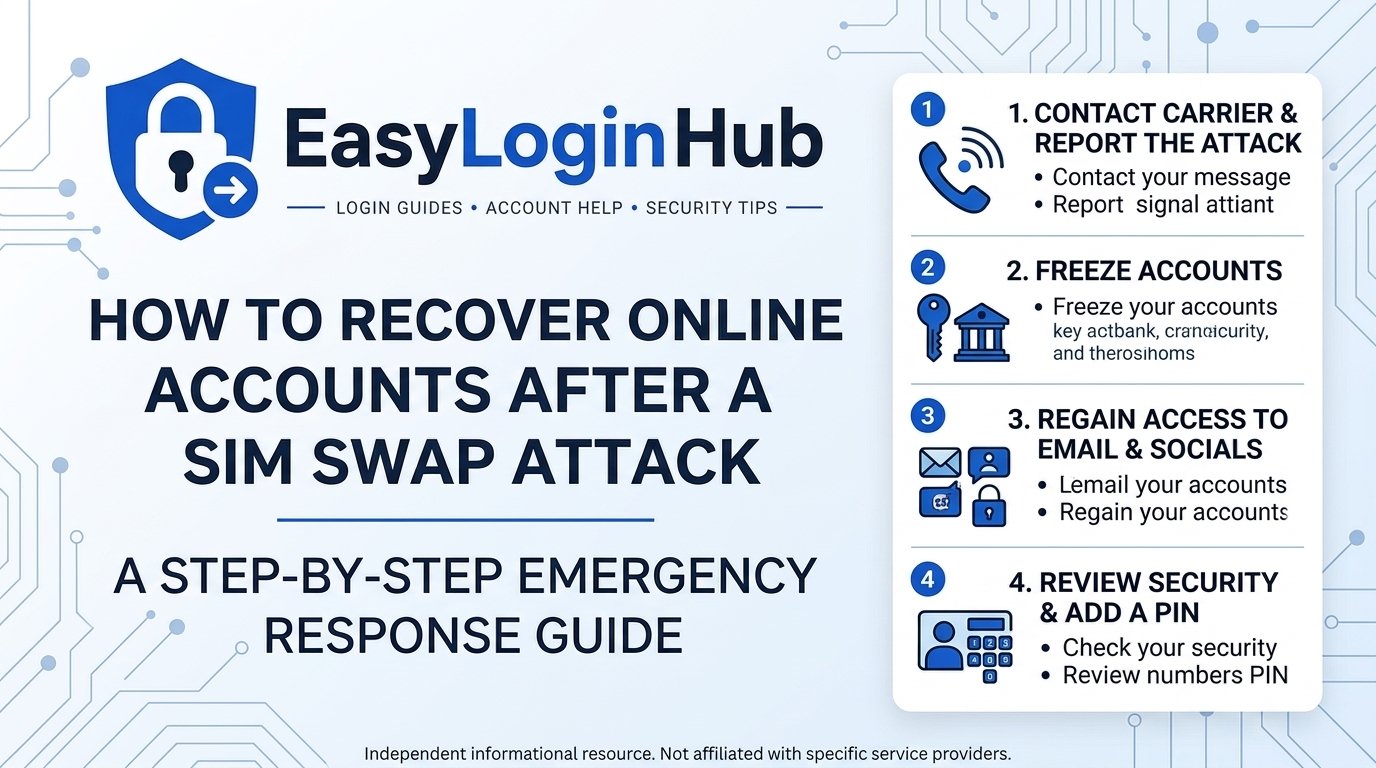 How to Recover Online Accounts After a SIM Swap Attack: A Step-by-Step Emergency Response Guide