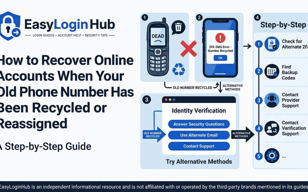 How to Recover Online Accounts When Your Old Phone Number Has Been Recycled or Reassigned: A Step-by-Step Guide